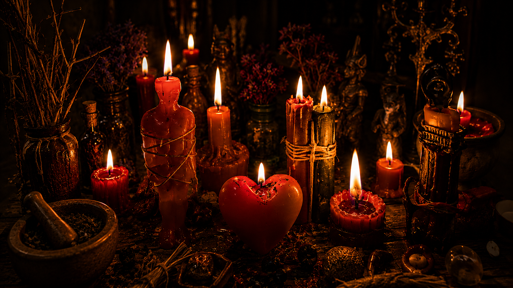 Elementos espirituales asociados al amor y los vínculos de pareja